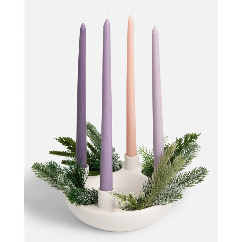 Ceramic Advent Wreath