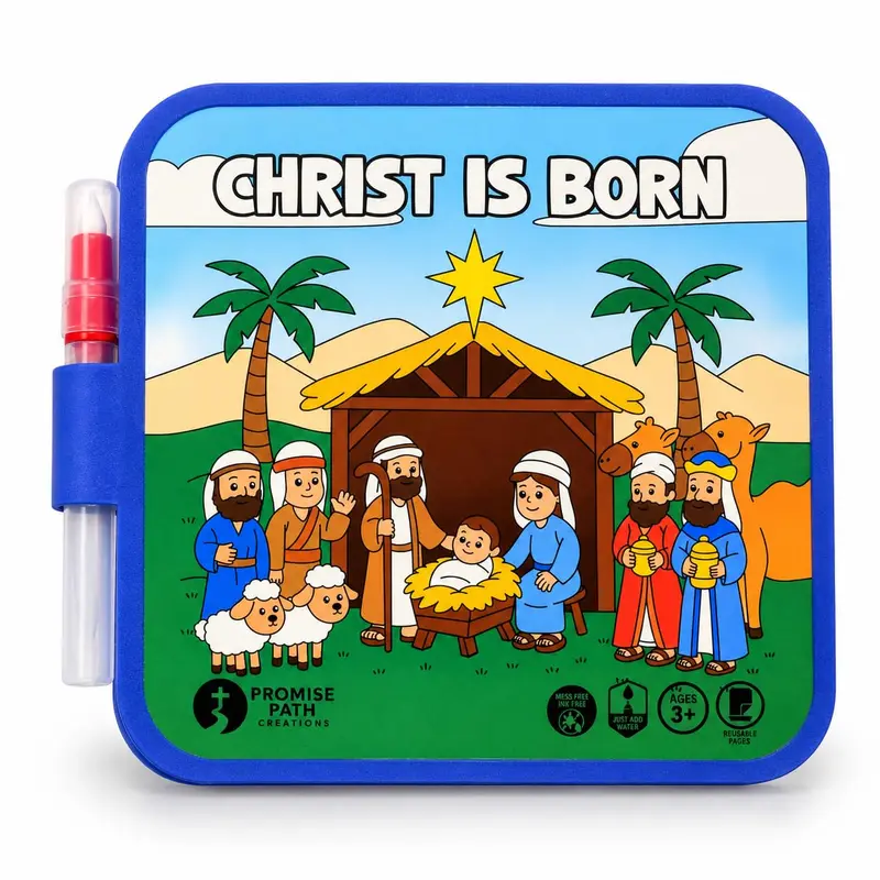 Christmas Story Water Reveal Coloring Book