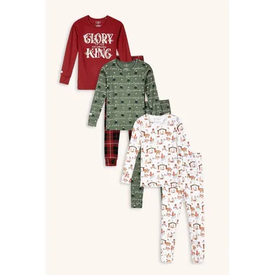 Kids Christmas PJ Bundle | Long Sleeve Bamboo Sets